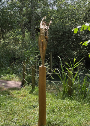 Richard van der Koppel - Enlightenment XIV (In garden)(Bronze)